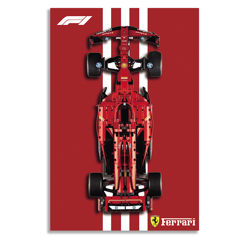 ferrari sf24-f1-d model does not include building block car