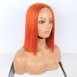 Perruques <span class=keywords><strong>Bob</strong></span> Courtes en Cheveux Humains Vierges en Gros, Lace Front HD Transparente, Qualité 12A, pour Femmes, 10-14 Pouces - Product Image 6