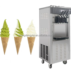 Automatic 3 Flavors Ice Cream <b>Maker</b> Ice Cream Equipment Commercial Soft Serve Self Cleaning Ice Cream Machine - Product Image 3