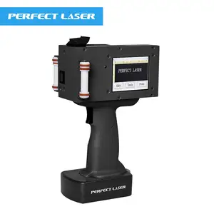 Perfecte Laser-Industriële 12.7Mm Datumcodes Nummer Logo Handheld Inkjet Printer Stempel/Handheld Inkjet Batch Codering Printer