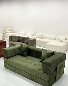 Modern L Shape Fabric Sectional <b>Sofa</b> With Metal Legs Tight Back Square Arm Three Seat Modular Design <b>For</b> Living Room - Product Image 4