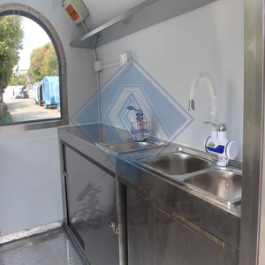 Vente chaude voiture alimentaire personnalisée de haute qualité 2025 remorque alimentaire mobile entièrement équipée café-bar remorque de restauration rapide - Product Image 3