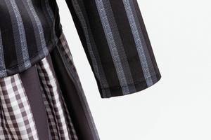 Abito Cosplay di Alta Qualità per Ragazze Ispirato a Wednesday TV&Movie, Vestito <span class=keywords><strong>Nero</strong></span> in Pizzo a Maniche Lunghe, Set di 3 Pezzi per Feste - Product Image 6