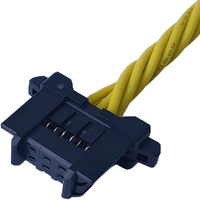 Kabel Perakitan Konektor Kawat ke Papan HRS DF51K 2.0mm Center Lock 22AWG Baris Tunggal 2 hingga 6P