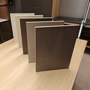 Ván ép nhà sản xuất 9-25 mét Trắng melamine phải đối mặt với ván dăm ván cho đồ nội thất hoàn thành bề mặt-trực tiếp - Product Image 2