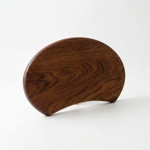 <span class=keywords><strong>Planche</strong></span> à découper en <span class=keywords><strong>bois</strong></span> de noyer semi-circulaire unique, grain naturel, pour restaurant professionnel et décoration de cuisine moderne - Product Image 4