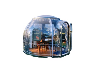 เต็นท์ทรงโดมโพลีคาร์บอเนตโปร่งใสกลางแจ้งสำหรับงานหนักโพลีเอสเตอร์5.3ม. สำหรับงานแสดงสินค้าในร้านอาหาร - Product Image 6