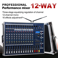 Amplificateur audio professionnel GT12M haute puissance 12 canaux, mixeur DJ, mixeur audio karaoké