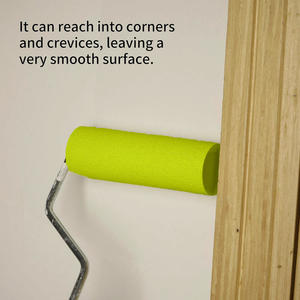 Mini rouleau à peinture professionnel <span class=keywords><strong>pour</strong></span> enfants, qualité industrielle OEM, cadre sans cage de 4 pouces, libération rapide, prévention de la rouille, mousse - Product Image 5