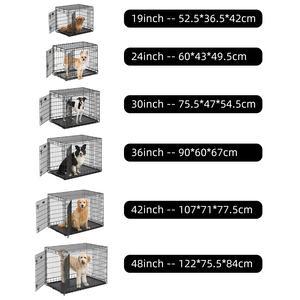 Hot Sale <strong>Dog</strong> Cages Large Strong Durable Metal Wire <strong>Dog</strong> <strong>Crate</strong> With Best Price Kennel - Product Image 3