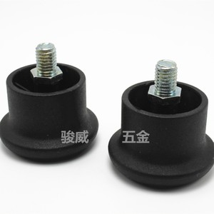 Furniture Caster M10 Threaded Stem Rigid Polyurethane Industrial Fixed Wheel Support <b>Leg</b> - Product Image 2