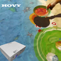 Console de jeux de sol interactive 3D HOVY, équipement de terrain de jeux intérieur, utilisé pour les jeux de projection d'amusement pour enfants