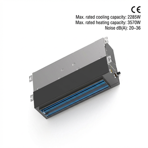 Ventilador de Techo Cuadrado de Acero Galvanizado Flexible de Ahorro Energético, Unidad de Ventiloconvector Refrigerada por Agua, Diseño Gráfico para Conductos Ocultos en el Techo - Product Image 1