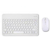 Clavier sans fil rechargeable multi-appareils avec souris pour iPad/tablette Android et téléphones portables