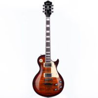 Gitar Elektrik Grote GTLP-02 Mahogany LP Set Fretboard Rosewood Pickup H-H 6 Senar Finishing Pernis Layanan OEM Musik