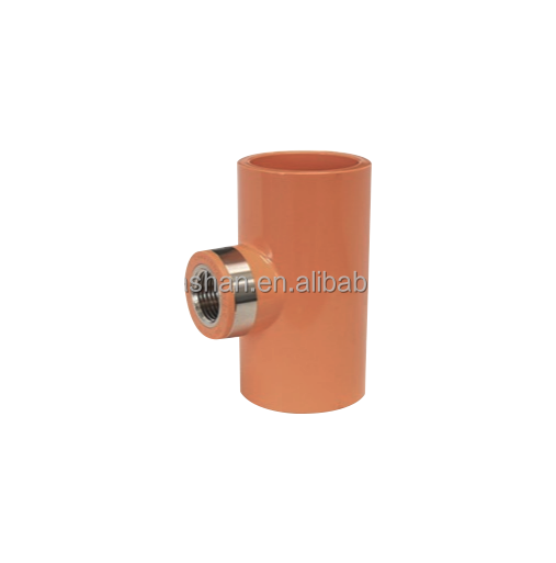 CPVC Plastic Pipe Fittings Fire Protection Fire Fighting Elbow Coupling Cap Adapter Tee Corrosion-resistant Garden Hotel Floor