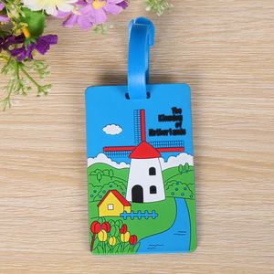 Étiquettes de bagages personnalisées QM amusantes et colorées, étiquettes de bagages uniques pour voyages, étiquettes d'identification de valises pour femmes et hommes - Product Image 2