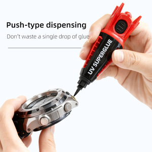 XQH138 Guoelephant Colle UV Super Glue - Durcissement en 5 secondes, adhésif transparent haute résistance pour verre, plastiques, métaux, travail du bois, 5 ml/pièce - Product Image 3