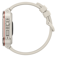 Montre connectée GPS robuste avec écran AMOLED carré, boussole, altimètre, baromètre, lampe de poche et appels Bluetooth pour les sports de plein air