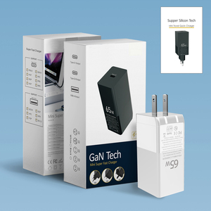 Đặt Hàng OEM 100 Pcs Gan 65W Siêu Nhanh Chóng USB Sạc Tường 1 Cổng Ce FCC Rohs Scp & Pd 3.0 Chức Năng Nhỏ Gan Sạc Cho Điện Thoại - Product Image 5