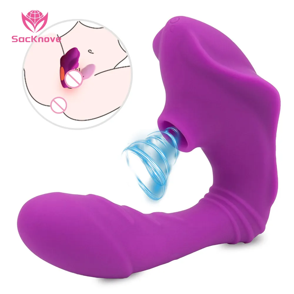 SacKnove 10 modları erotik kedi stimülatörü meme Clit enayi vajina masaj Sucking seks oyuncakları kadınlar için vajina vibratör