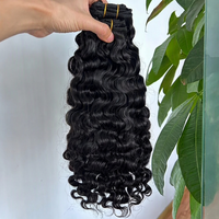Paquetes de Cabello Humano Virgen Ondulado Natural Indio sin Procesar al por Mayor para Vendedores de Cabello de Fábrica