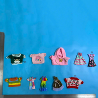 Jolies mini-sweats à capuche pour ours en peluche de 30 cm, vêtements en coton pour poupées en peluche, jeu de déguisement