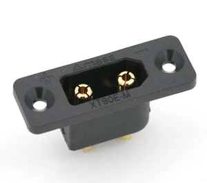 ขั้วต่อแบตเตอรี่ Amass รุ่นดั้งเดิม สีดำ XT90 พร้อมอะแดปเตอร์ตัวผู้ XT90E-M รองรับ DC 500V 90A สำหรับแบตเตอรี่ RC - Product Image 1