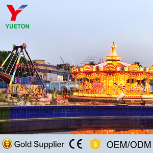 تخفيضات رخيصة السعر 36 مقعد كبير للاطفال كعروسة حصانية ملاهي ركوبات حديقة مريم احضر الدور كعروسة الكروسيل للاطفال - Product Image 4