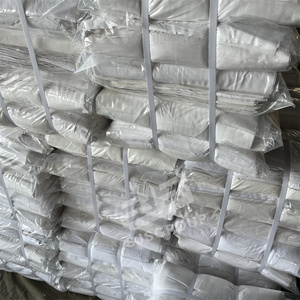 Super 100 cotone 30*30cm bianco quadrato stracci tagliati pezzi per cucire riciclati asciugamani per le mani stracci pittura stracci per la pulizia - Product Image 5