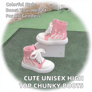 Nouvelles Bottes Décontractées Unisexe à Lacets et Fermeture Éclair, Style Chunky, pour Filles et Garçons, Automne Hiver Été - Product Image 2