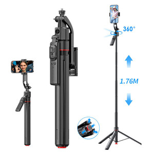 New TT07 AI Mặt Theo Dõi Tất Cả Trong Một Tự Động Pop-up Máy Ảnh Tripod Ống Kính Thông Minh Điều Khiển Cử chỉ 360 Độ Có Thể Điều Chỉnh Ảnh Tự Sướng Thanh - Product Image 3