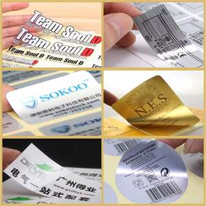 Tùy Chỉnh Thương Hiệu Riêng In Logo Phim Nhãn Bao Bì Sticker Thấp Tối Thiểu Đặt Hàng Món Quà Giáng Sinh Giấy Tự Dính Nhãn - Product Image 3