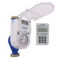 Compteur d'eau à prépaiement divisé à distance DN15-25 STS avec système de vente d'eau personnalisable OEM étanche CIU IP68