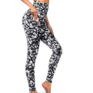 8230813 venta al por mayor de mallas con impresión Digital de logotipo personalizado a granel para mujeres señoras Tie Dye cintura alta impreso pantalones de Yoga Leggings - Product Image 3