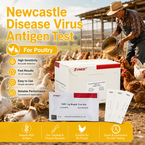 Kit de test antigénique du virus de la maladie de Newcastle sans laboratoire pour la grippe <span class=keywords><strong>aviaire</strong></span>, résultats sur site chez les poulets, volailles et canards - Product Image 1