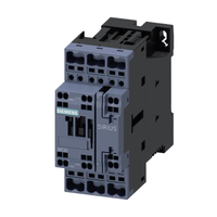Contactor de Potencia Trifásico 3rt2024-2bb40, 50hz, Montaje en Riel DIN, 12A, Clasificación de Circuito Principal AC-3E/3, Terminal de Resorte, Nuevo y Original