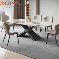 Ensemble de table à manger et 6 chaises, bon marché, européen, vente en gros