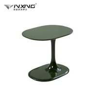 Table basse élégante et moderne en noyer jaune-vert pour salon