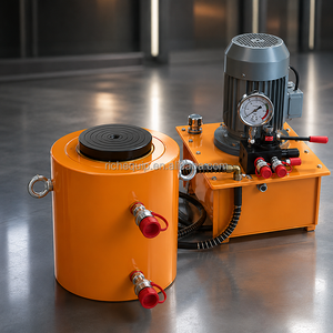 Vérin hydraulique à piston solide double effet, ultra haute pression, électrique, pour levage de ponts et applications de levage - Product Image 1