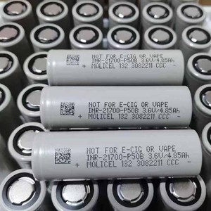 Molicel INR21700 - P60B P50B 3.6V 6000mAh 5000mAh 60A Sel Baterai Li-Ion Daya Tinggi Resistansi Internal Rendah - Product Image 5