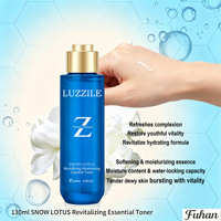 Tonique Essentiel Revitalisant Visage aux Herbes Naturelles et Biologiques, Extrait de Lotus des Neiges, Tremella et Harmamelis, Hydratant, Apaisant et Réparateur