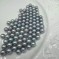 Nouvelles perles naturelles d'eau de mer 4-10 mm, perles de base sans défaut, perles DIY, pendentif, perles en vrac