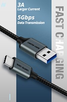 USB-IF Standard 56K Résistance USB C à USB 3.0 Câble 3A Charge Rapide QC3.0 QC4.0 Qualité Type C pour Mac PC Android Téléphone