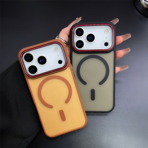 Funda Magnética Mate Esmerilada para Teléfono Móvil con Carga Inalámbrica para iPhone 17Air 16promax 15 14plus 13, Antigolpes, Protectora de la Parte Trasera - Product Image 3