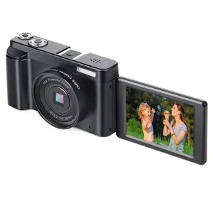Широкоугольный объектив 1080P Цифровая камера с поддержкой Wi-Fi 24MP HD видеокамера 3 дюймов Камера Vlog на YouTube