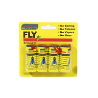 Meilleure qualité produit antiparasitaire attrape-mouches papier ruban 4pc pk collant papier mouche rouleau piège à mouches papier