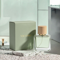 Boîtes de parfum en verre cosmétique personnalisées, emballage de luxe avec pulvérisateur à pompe imprimé à l'écran pour flacons de parfum de 30 ml, 50 ml, 100 ml