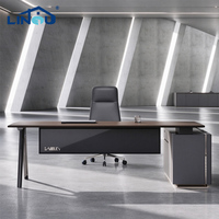 Bureau de direction moderne, table de bureau pour PDG, poste de travail pour directeur, mobilier pour entreprise, lieu de travail