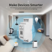 Module d'interrupteur intelligent Gledopto GL-DR-001M Wifi Matter 16A 1 canal sur rail DIN, contrôle par application, disjoncteur compatible Homekit